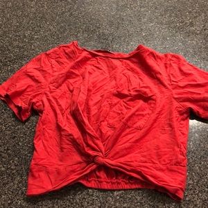 ❤️Red crop top❤️